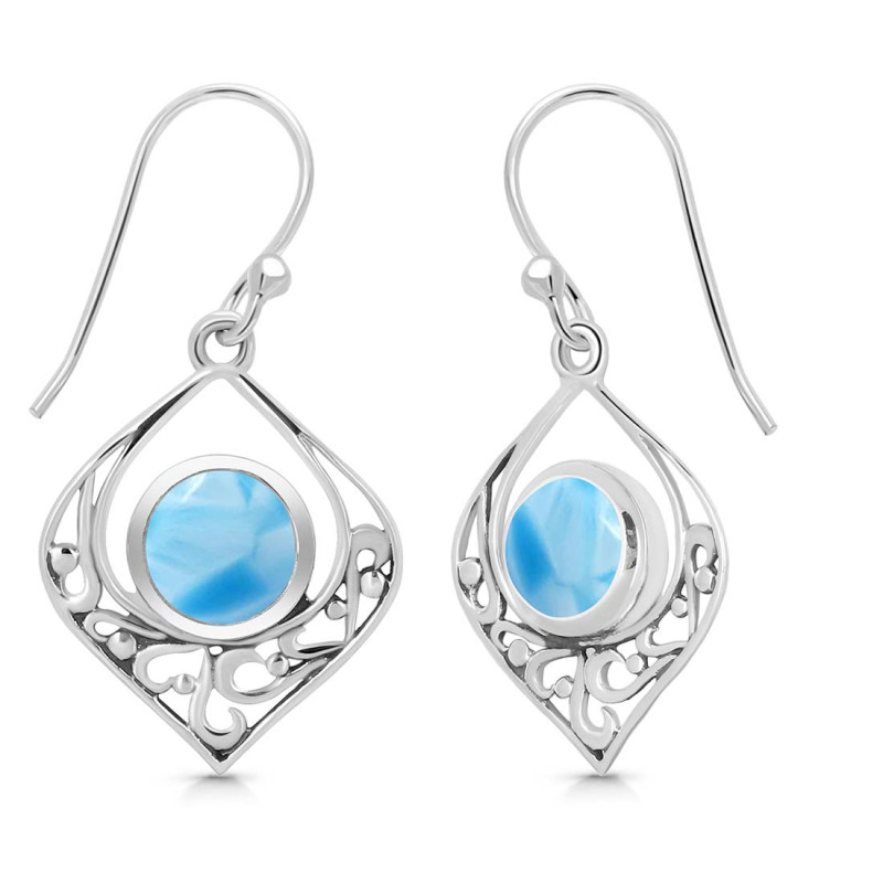 Larimar Earring