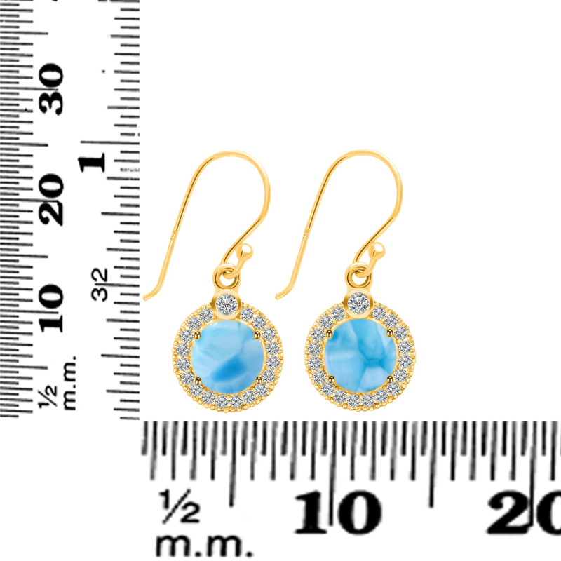 Larimar Jewelry Set  LAR-RDB-65-RDN-72-RDE-693.