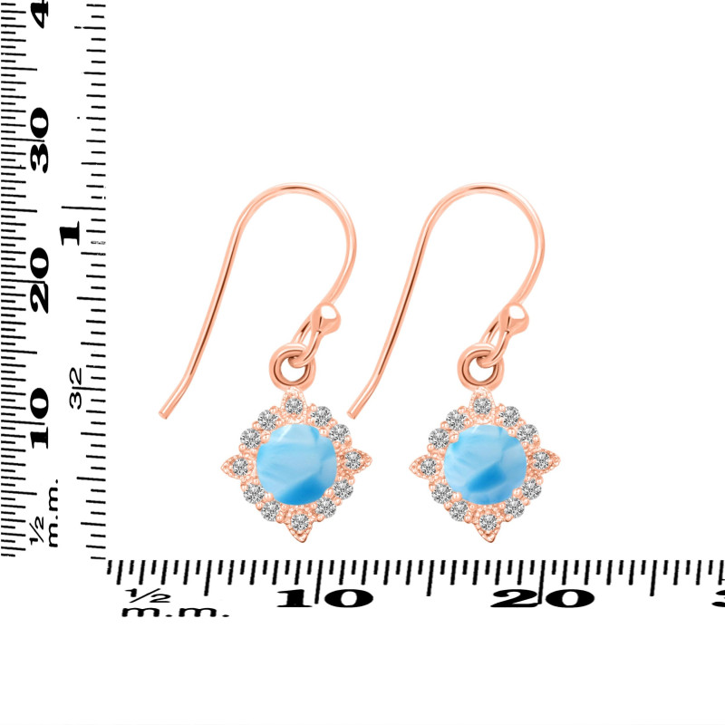 Larimar Jewelry Set  LAR-RDB-67-RDN-77-RDE-695.