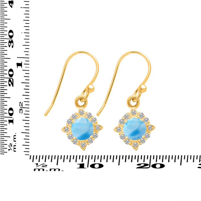 Larimar Jewelry Set  LAR-RDB-67-RDN-77-RDE-695.
