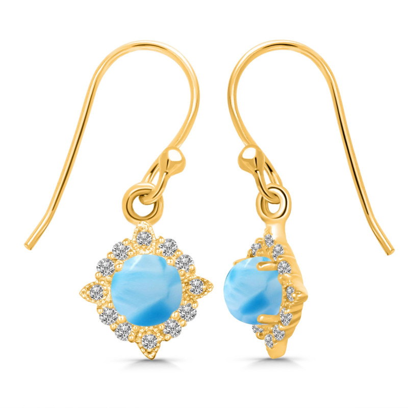 Larimar Jewelry Set  LAR-RDB-67-RDN-77-RDE-695.