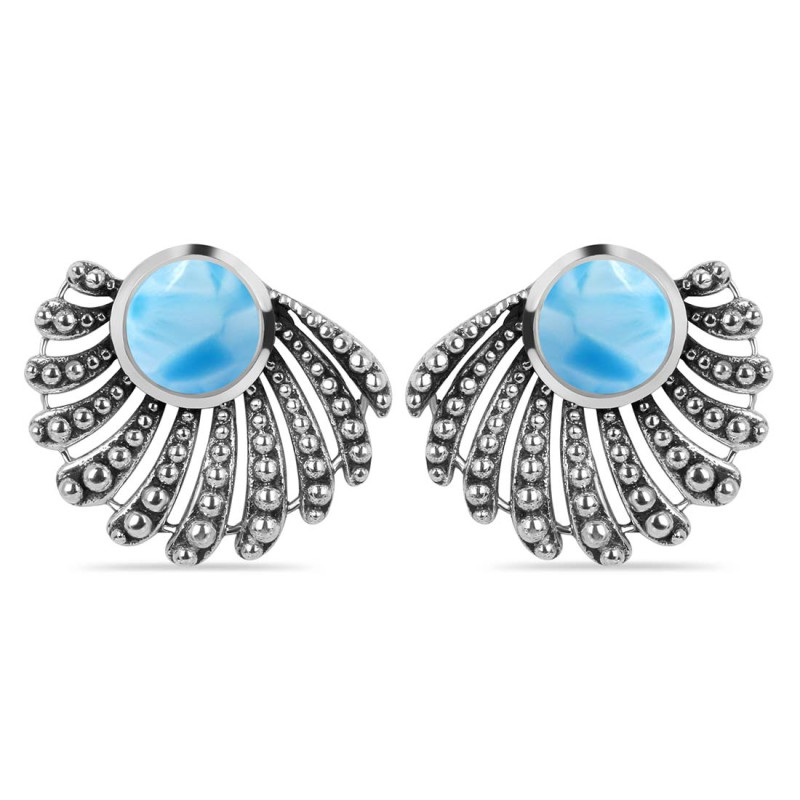 Larimar Stud Earring LAR-RDE-71.