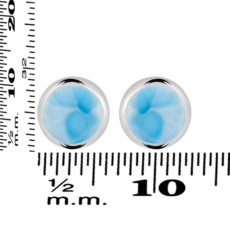 Larimar Stud Earring LAR-RDE-992.