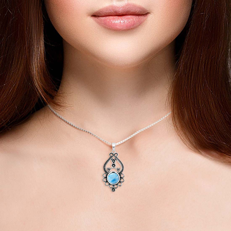 Larimar Pendant