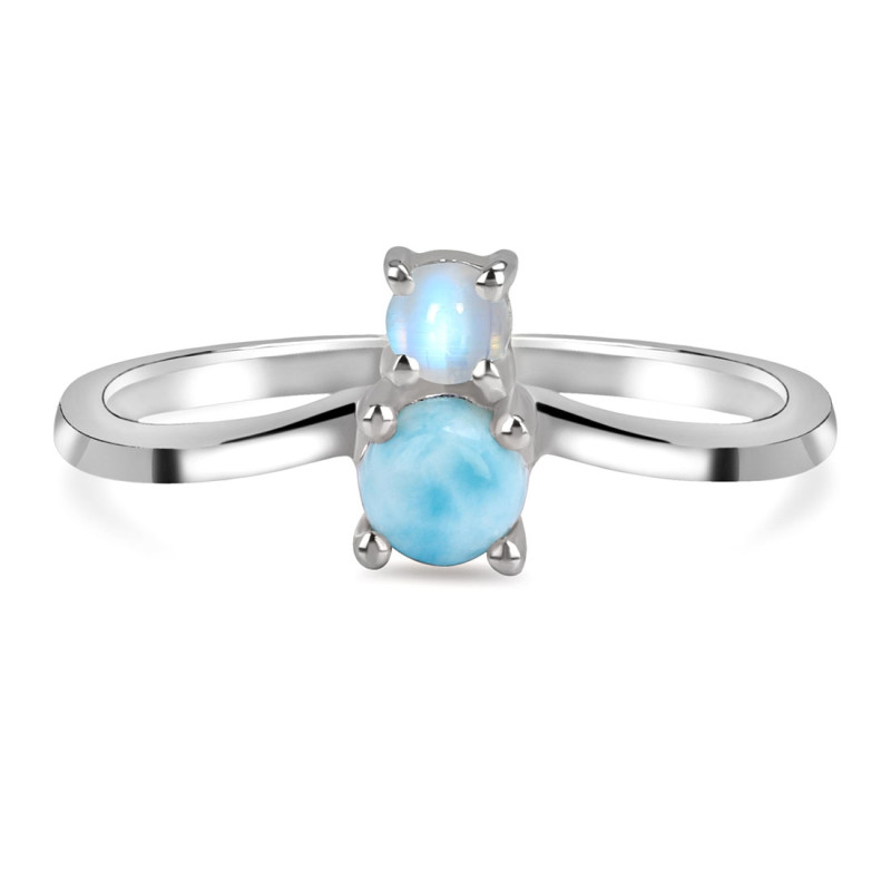 Larimar & Moonstone Ring LAR-RDR-1506-RBM.
