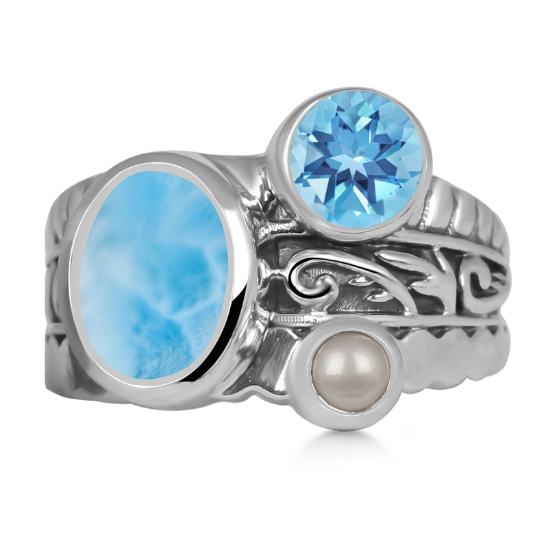 Larimar Ring