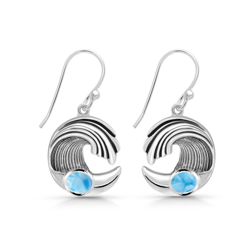 Larimar Waves Earring LAR-RUE-23.