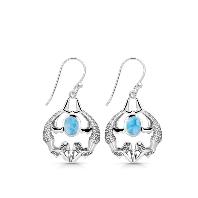 Larimar Mermaid Earring LAR-RUE-38.