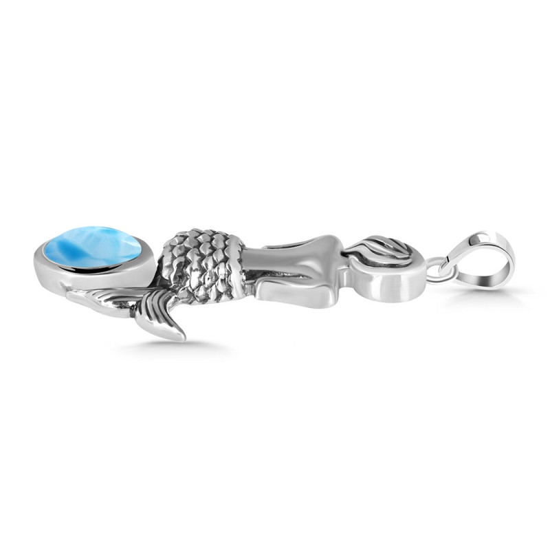 Larimar Mermaid Pendant