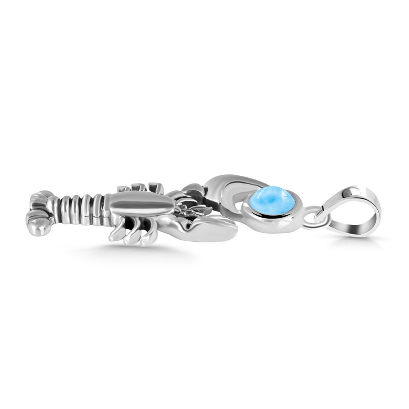 Larimar Lobster Pendant