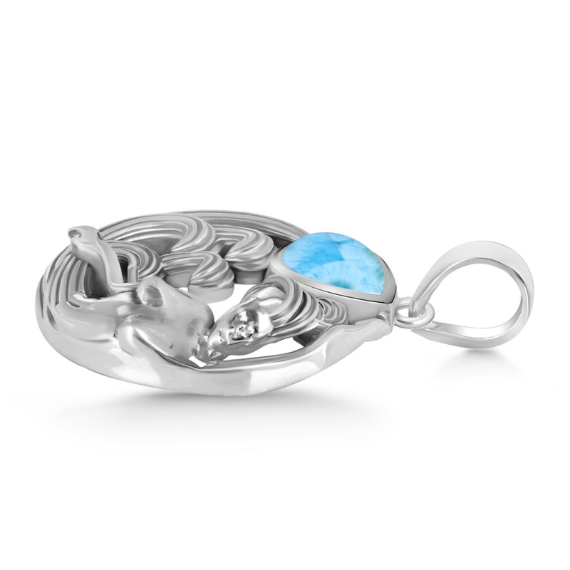 Larimar Mermaid Pendant