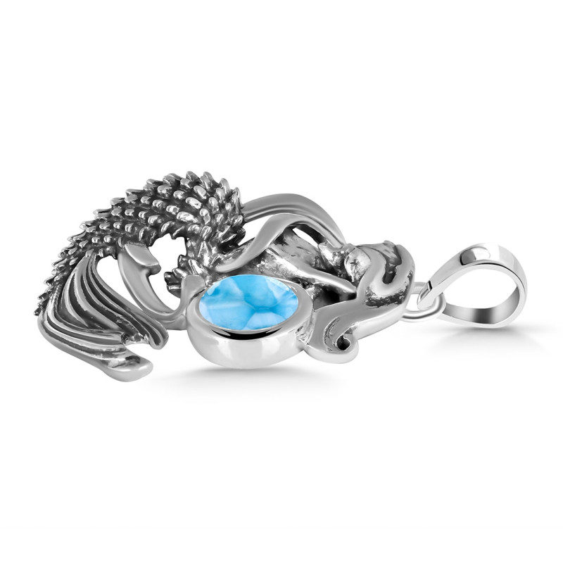 Larimar Mermaid Pendant