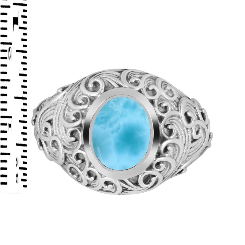Larimar Waves Ring LAR-RUR-1.
