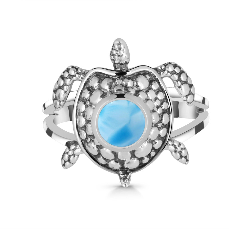 Larimar Turtle Ring LAR-RUR-29.