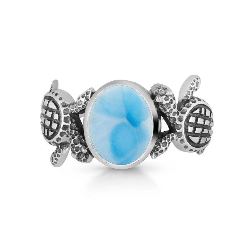 Larimar Turtle Ring LAR-RUR-30.