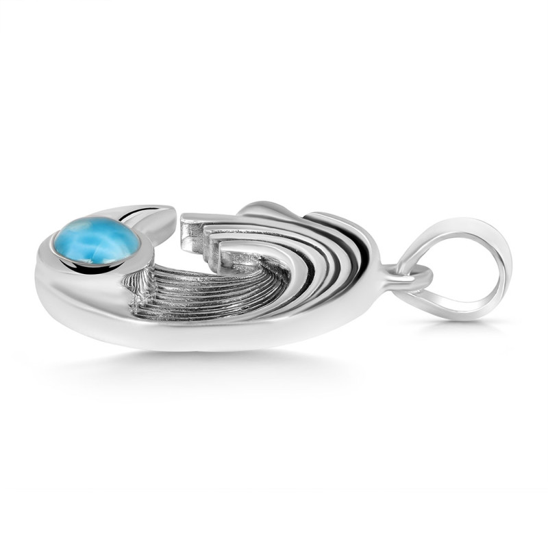 Larimar Waves Pendant