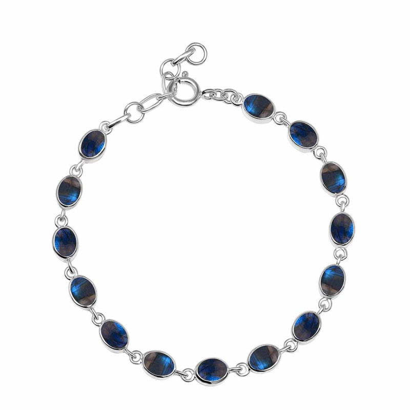 Labradorite Bracelet LBD-RDB-113-CAB.