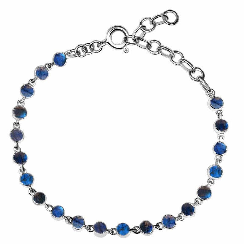Labradorite Bracelet LBD-RDB-116-CAB.