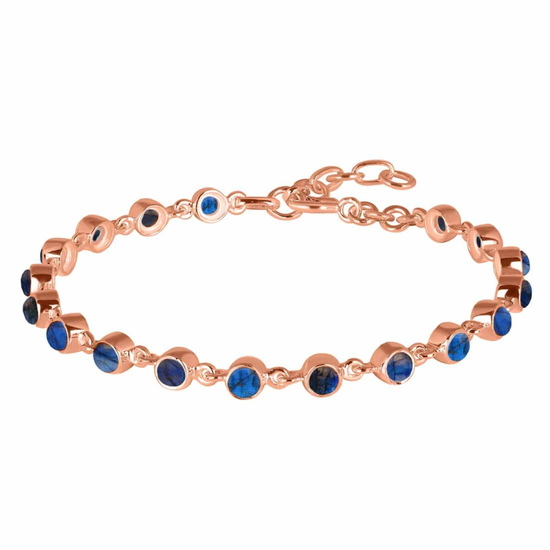 Labradorite Bracelet LBD-RDB-116-CAB.