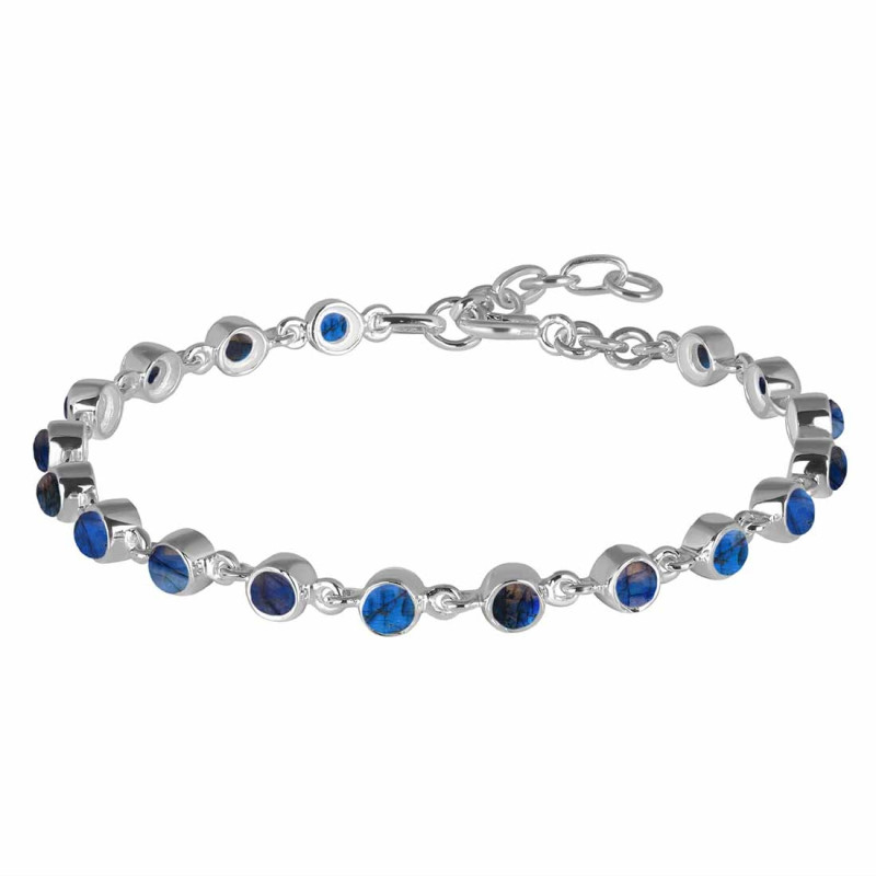 Labradorite Bracelet LBD-RDB-116-CAB.