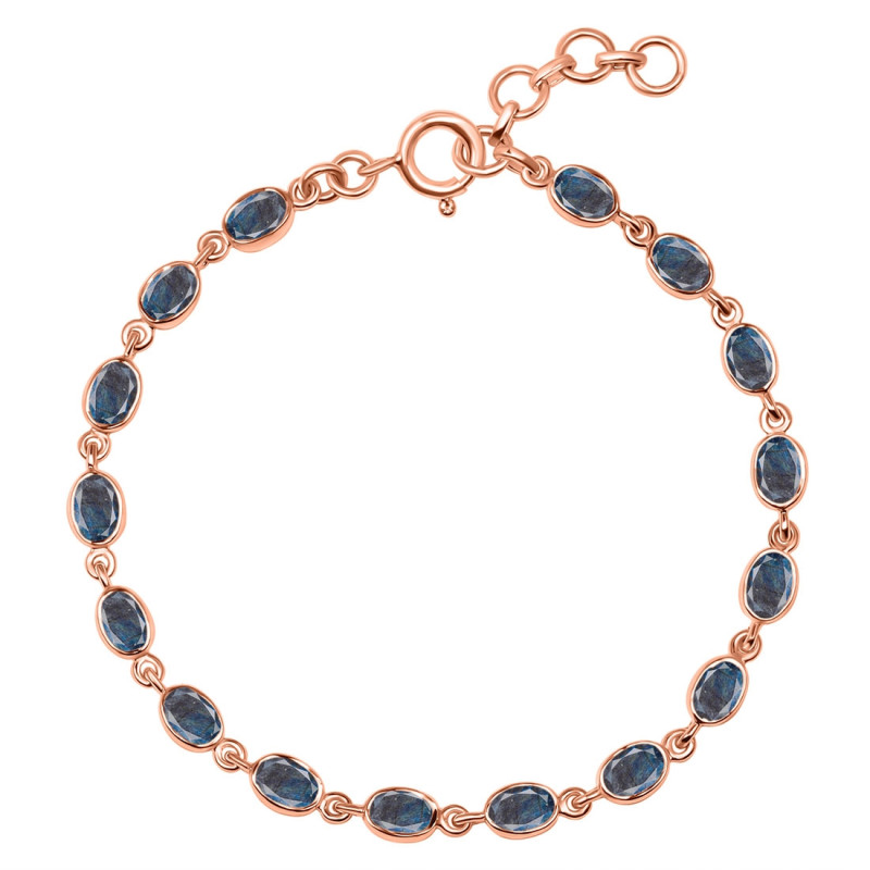 Labradorite Bracelet LBD-RDB-117-CUT.