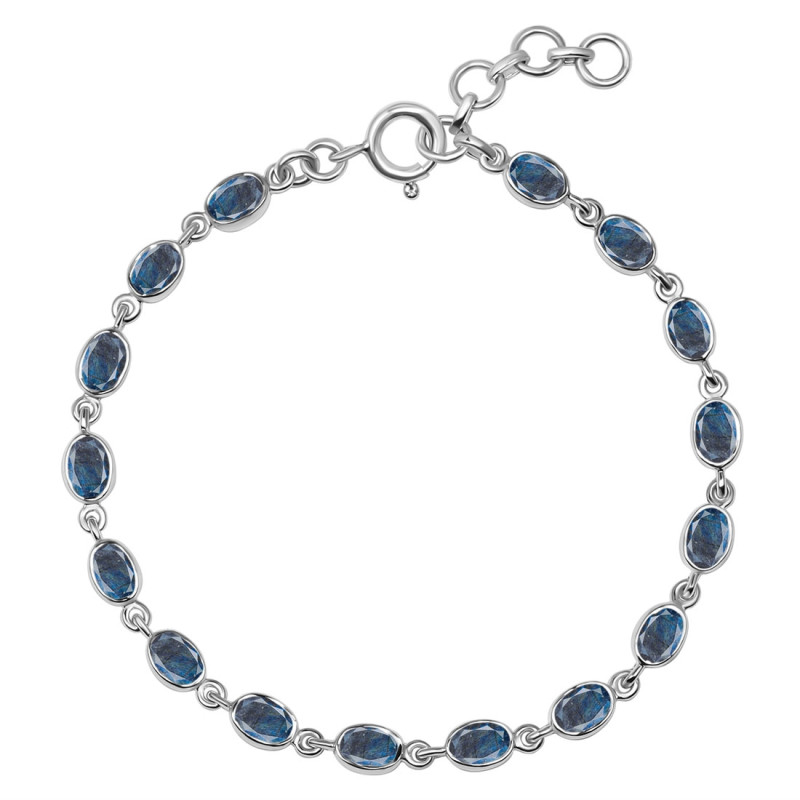 Labradorite Bracelet LBD-RDB-117-CUT.