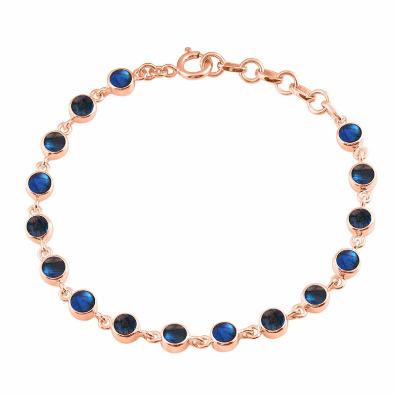 Labradorite Bracelet LBD-RDB-118-CAB.