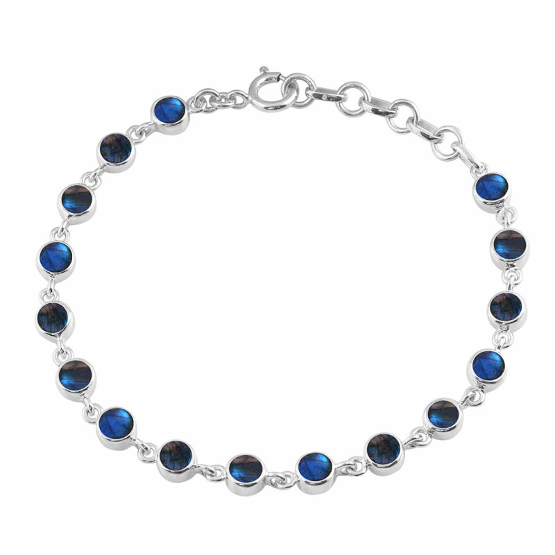 Labradorite Bracelet LBD-RDB-118-CAB.