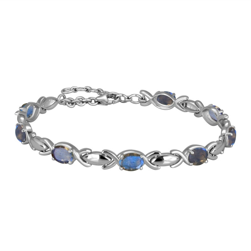 Labradorite Bracelet LBD-RDB-4-A.