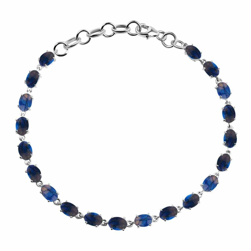 Labradorite Bracelet LBD-RDB-71-CAB.