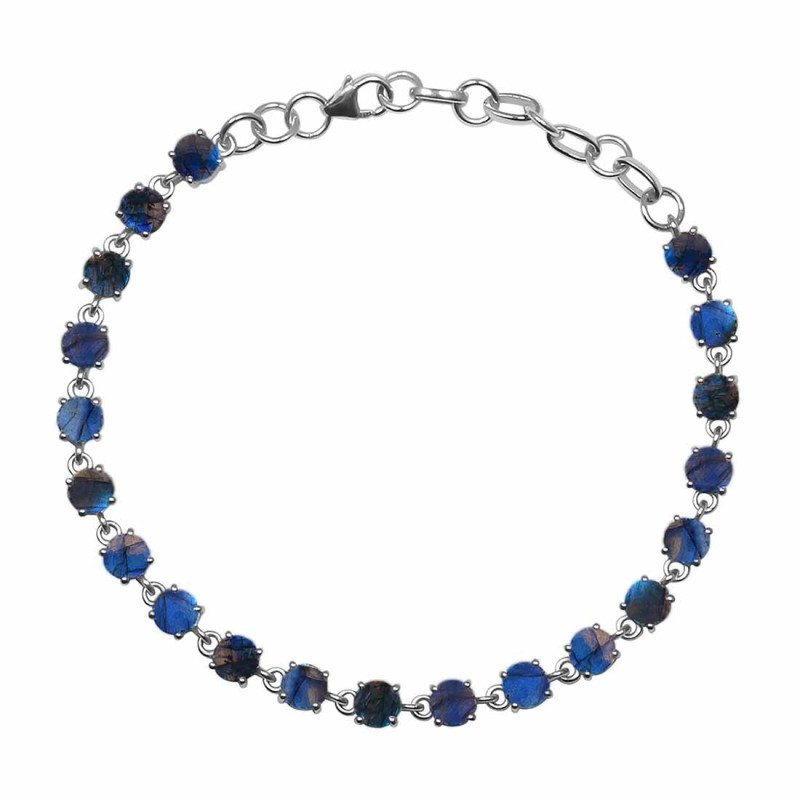 Labradorite Bracelet LBD-RDB-74-CAB.