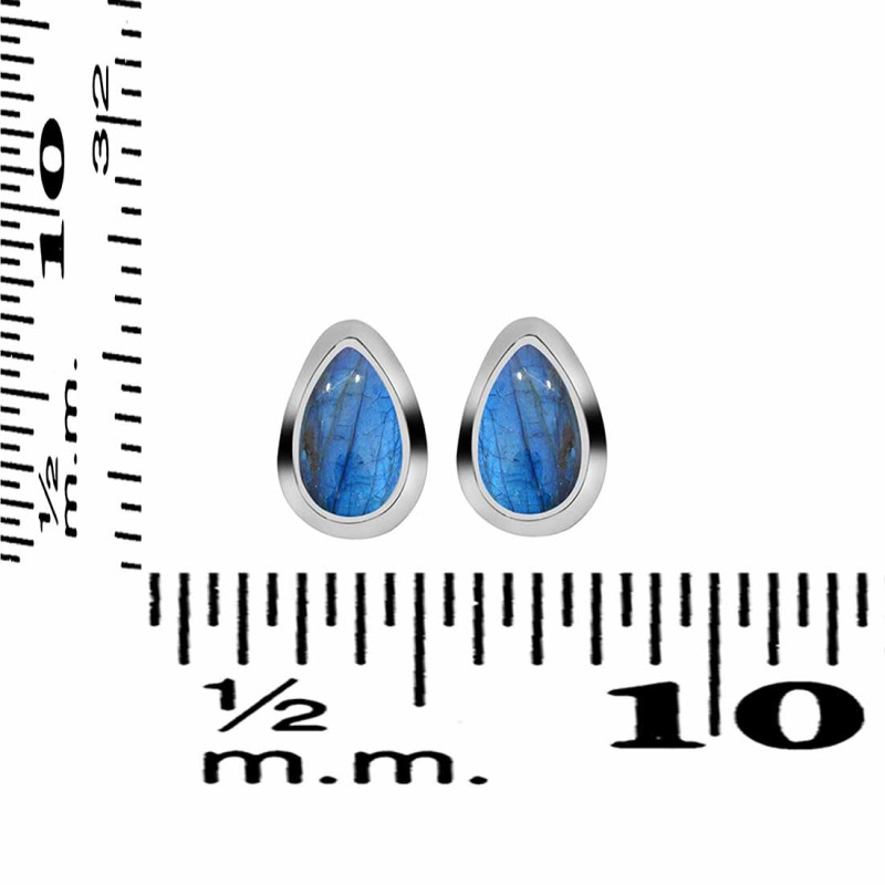 Labradorite Stud Earring LBD-RDE-1106.