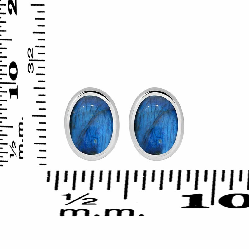 Labradorite Stud Earring LBD-RDE-1113.