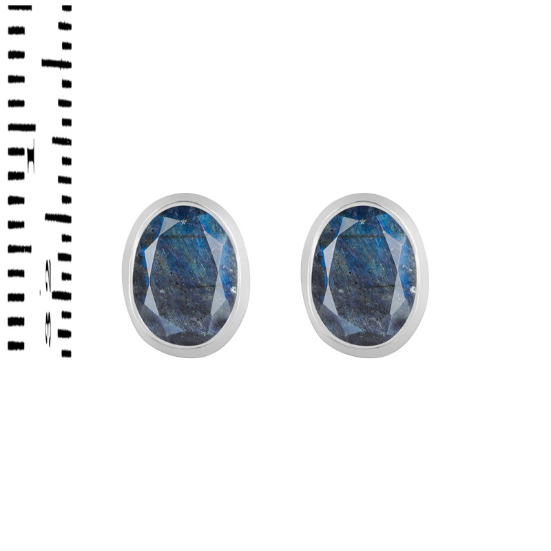 Labradorite Stud Earring LBD-RDE-1374.