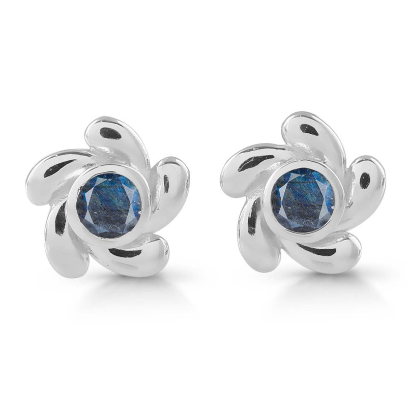 Labradorite Stud Earring LBD-RDE-1.