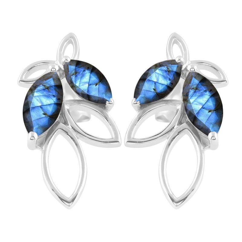 Labradorite Stud Earring LBD-RDE-53.