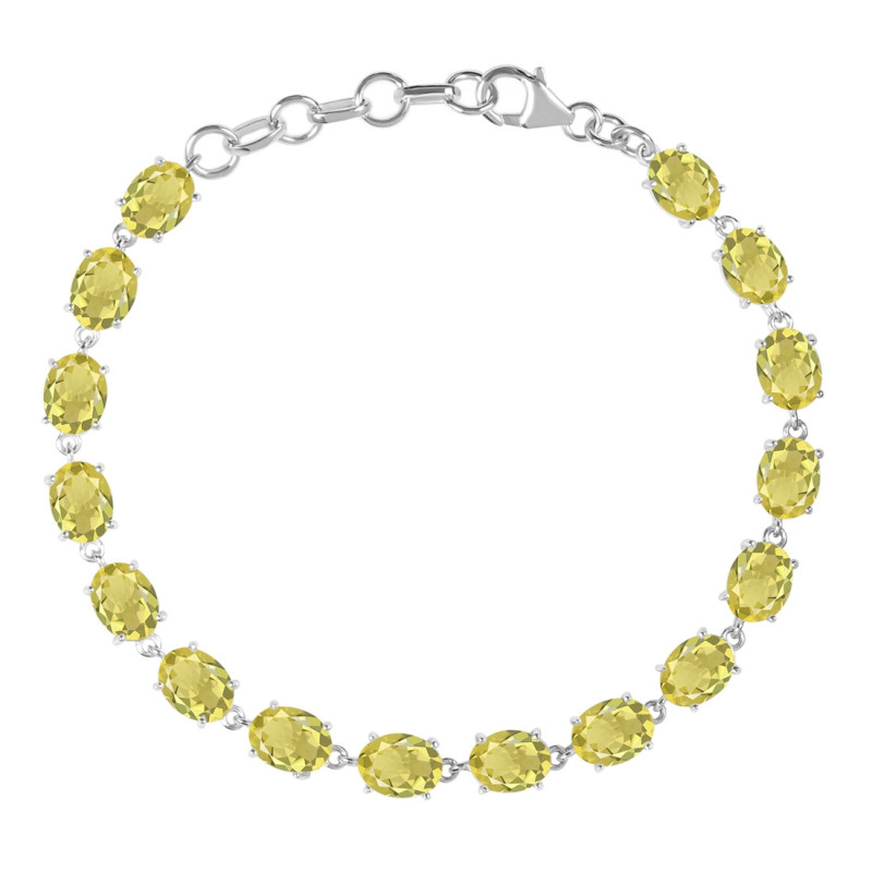 Lemon Quartz Bracelet LEM-RDB-72-CUT.