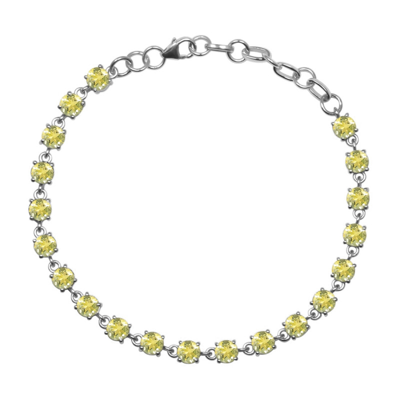 Lemon Quartz Bracelet LEM-RDB-74-CUT.