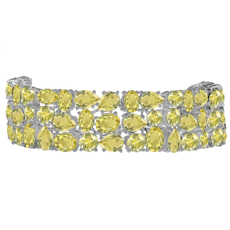 Lemon Quartz Bracelet LEM-RDB-92-CUT.