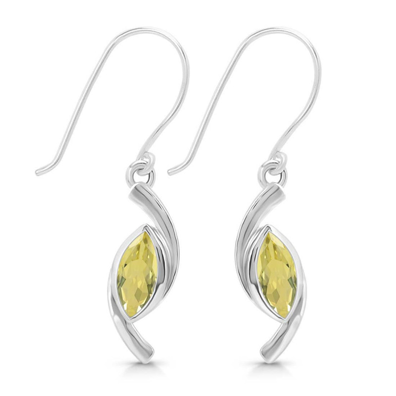 Lemon Quartz Earring