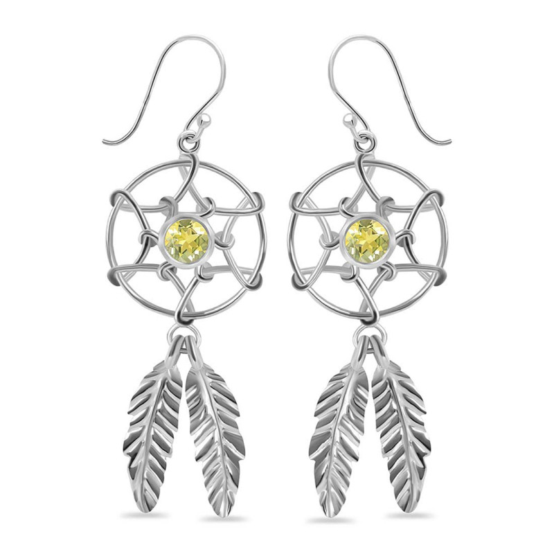 Lemon Quartz Earring
