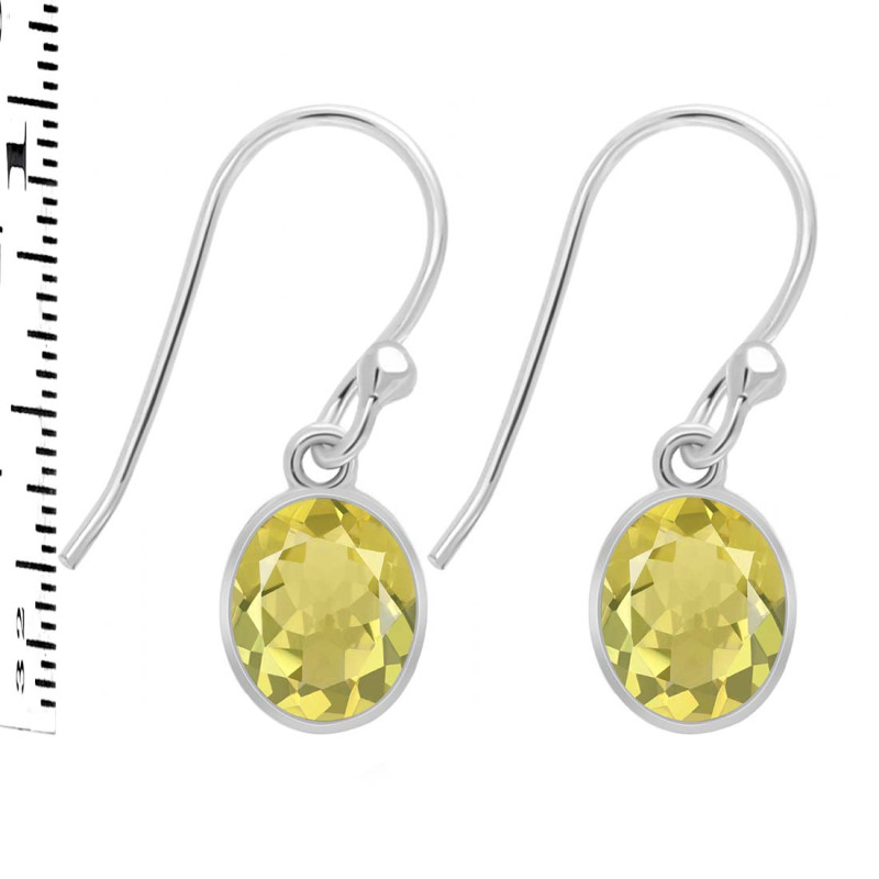 Lemon Quartz Earring LEM-RDE-547.