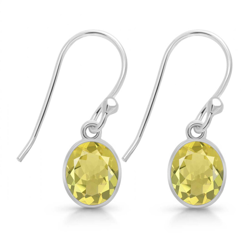 Lemon Quartz Earring LEM-RDE-547.