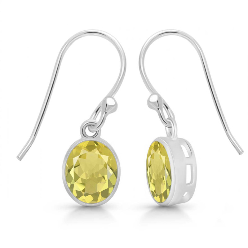 Lemon Quartz Earring