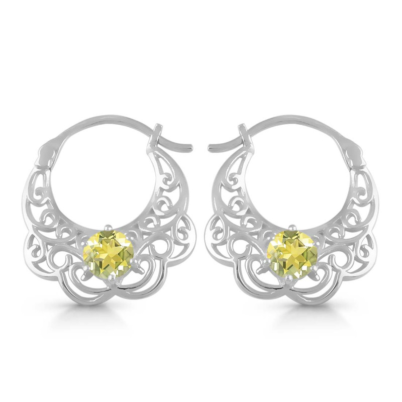Lemon Quartz Earring