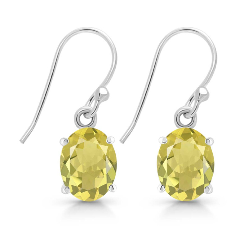 Lemon Quartz Earring LEM-RDE-673.