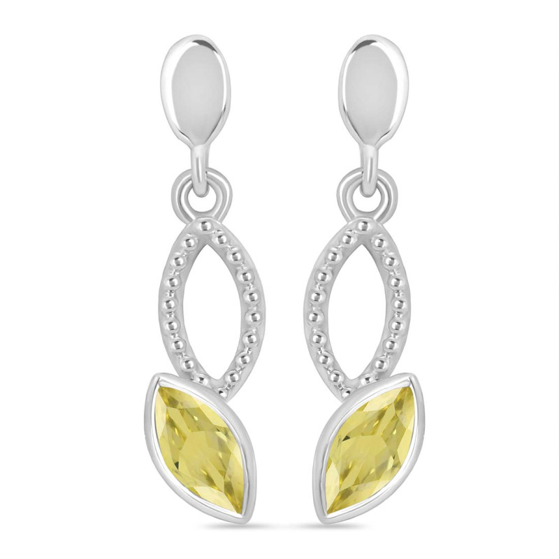 Lemon Quartz Earring LEM-RDE-70.