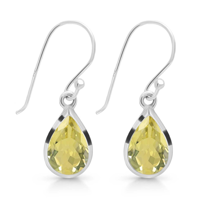 Lemon Quartz  Earring LEM-RDE-707.