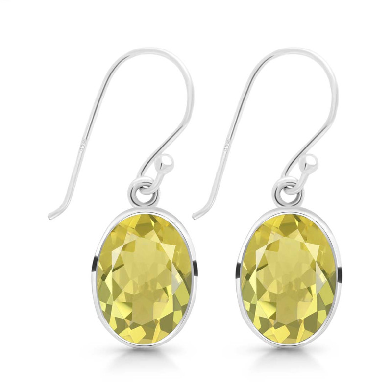 Lemon Quartz  Earring LEM-RDE-709.
