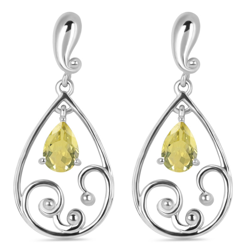 Lemon Quartz Earring LEM-RDE-76.